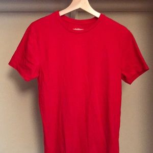 Red. Armani exchange T-shirt. size M.